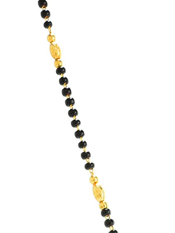 Golden_Brass_Micro-Pave_Cz_Black_Bead_Mangalsutra_For_Women