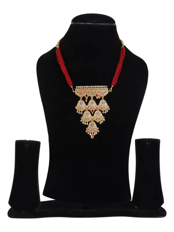 Multicolor_Gold-Plated_Kundan_Jhumki_Rani_Haar_For_Women