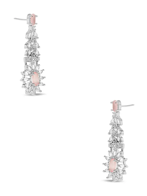 Light_Pink_Brass_Cz_American_Diamond_Choker_Necklace_Set_For_Women