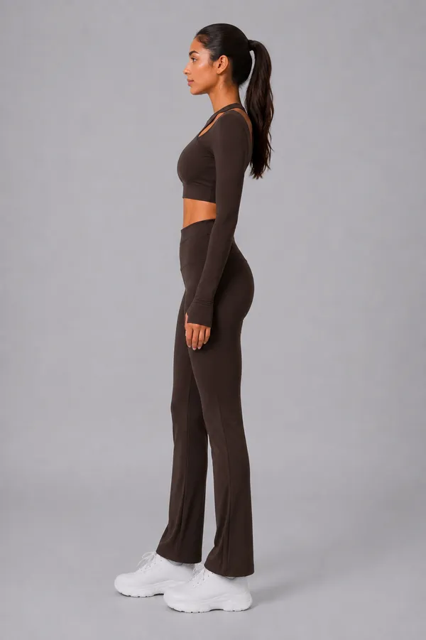 Wear_Jukebox_In_Motion_Brown_Nylon-Spandex_Gym_Wear_Set