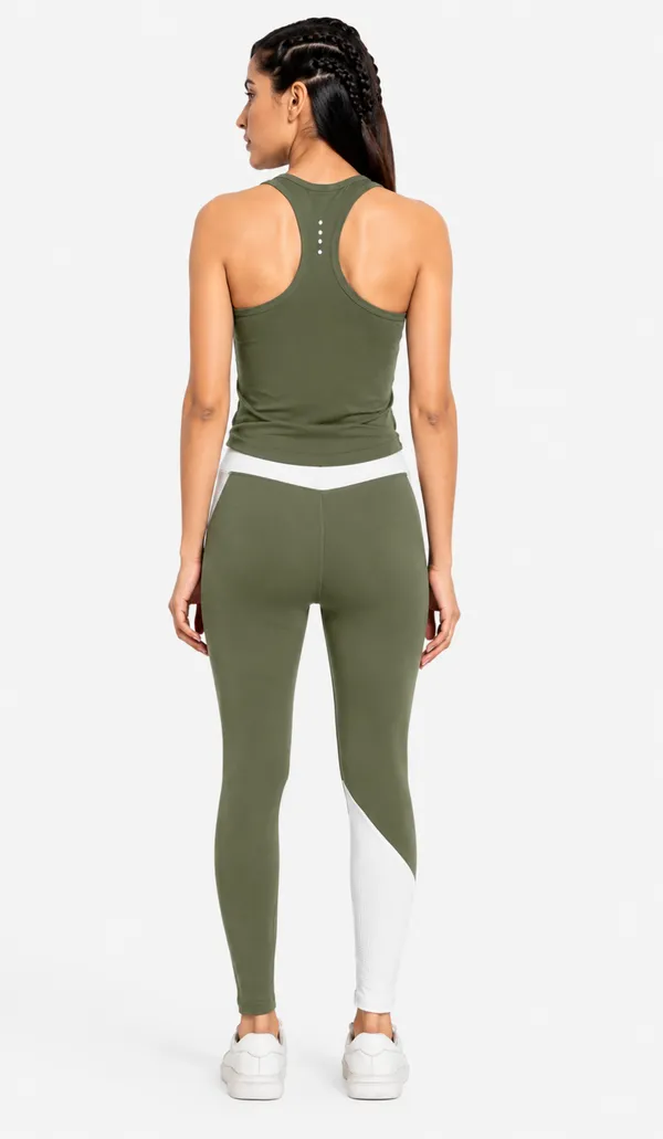 Wear_Jukebox_Wild_At_Heart_Nylon-Spandex_Women_Gym_Wear_Set_Olive_Green