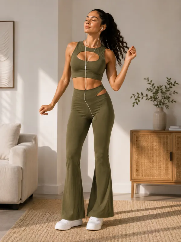 Wear_Jukebox_Go_With_The_Flow_Olive_Green_Gym_Wear_Set