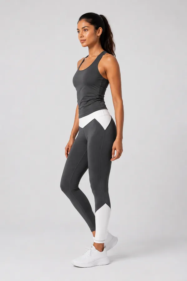 Wear_Jukebox_Wild_At_Heart_Nylon-Spandex_Women_Gym_Wear_Set_Charcoal