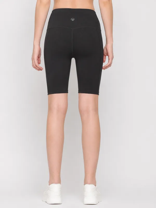 Coast_Women's_High-Waist_Activewear_Shorts_–_Black