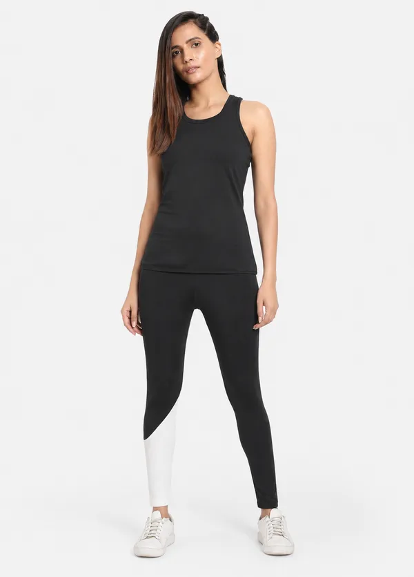 Wear_Jukebox_Wild_At_Heart_Nylon-Spandex_Women_Gym_Wear_Set_Black