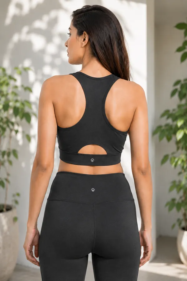 Wear_Jukebox_Sculpt_Nylon-Spandex_Women_Gym_Wear_Set_Black