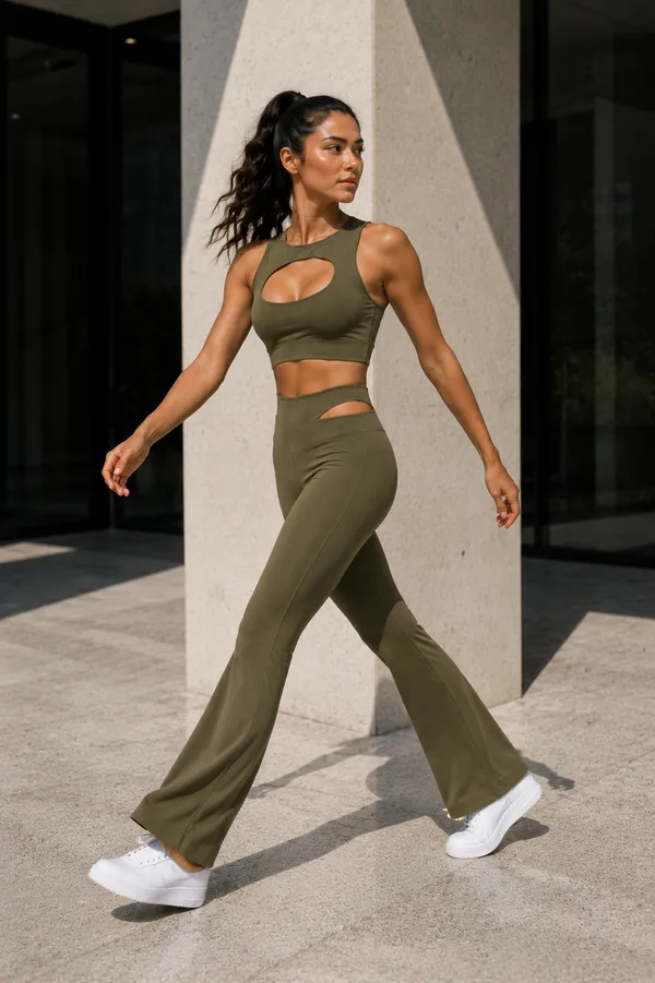 Wear_Jukebox_Go_With_The_Flow_Olive_Green_Gym_Wear_Set