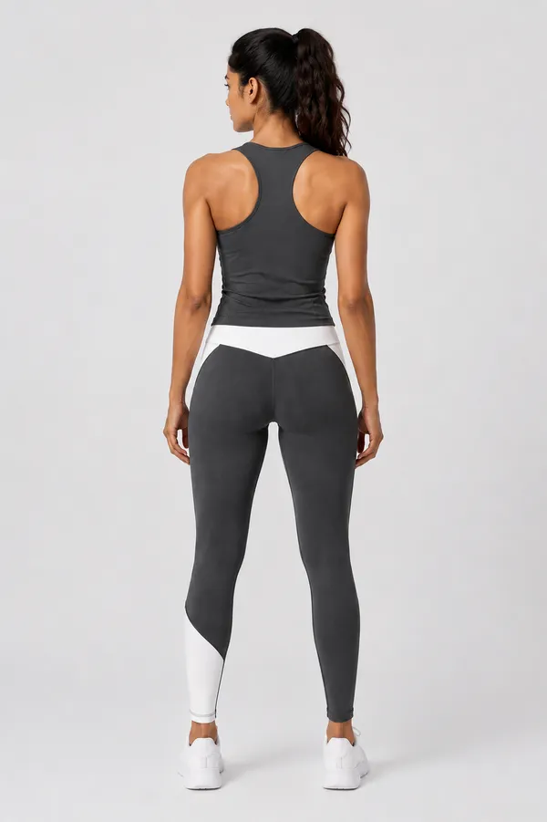 Wear_Jukebox_Wild_At_Heart_Nylon-Spandex_Women_Gym_Wear_Set_Charcoal