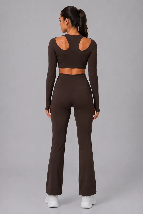 Wear_Jukebox_In_Motion_Brown_Nylon-Spandex_Gym_Wear_Set