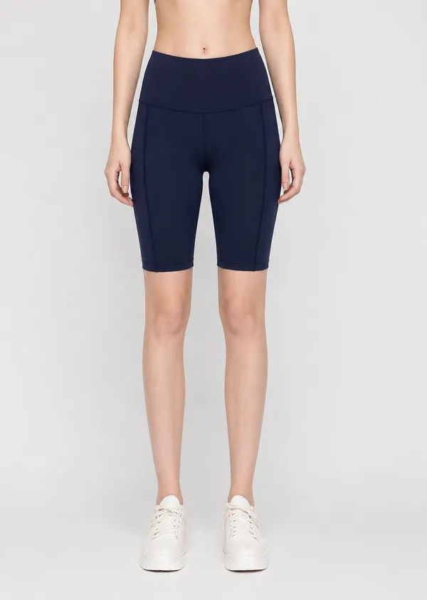 Coast_Women's_High-Waist_Activewear_Shorts_–_Navy