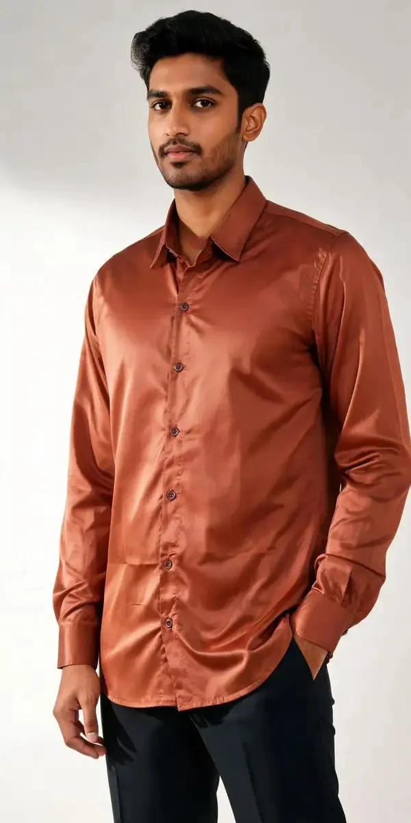 Rust_Silk_Relaxed_Fit_Solid_Shirt_For_Men
