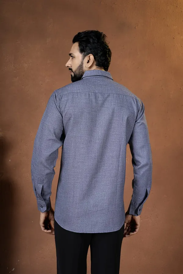 Blue_Cotton_Regular_Fit_Textured_Shirt_For_Men