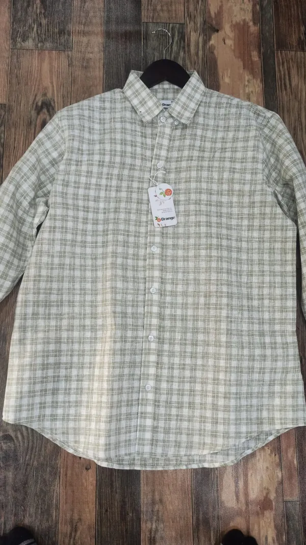 Green_Cotton_Regular_Fit_Checked_Shirt_For_Men