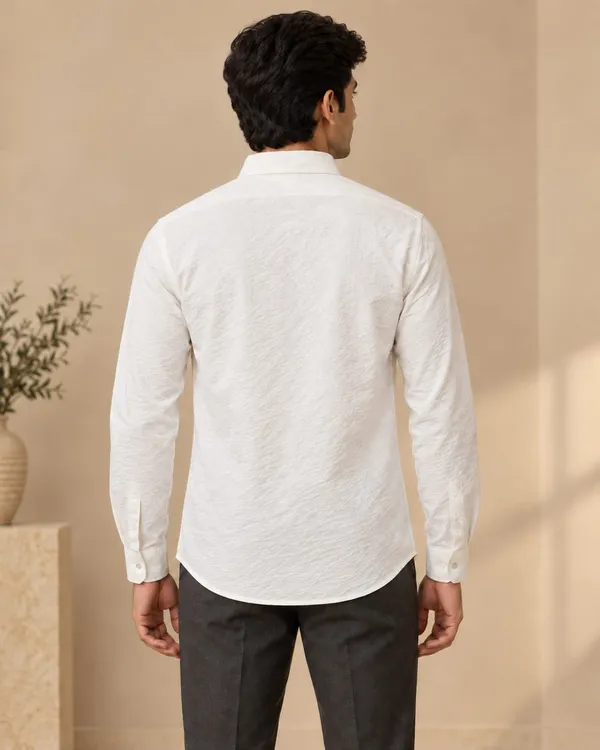 White_Cotton_Regular_Fit_Textured_Shirt_For_Men
