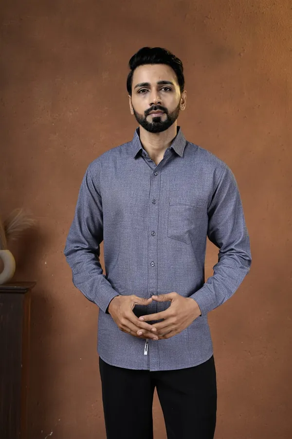 Blue_Cotton_Regular_Fit_Textured_Shirt_For_Men