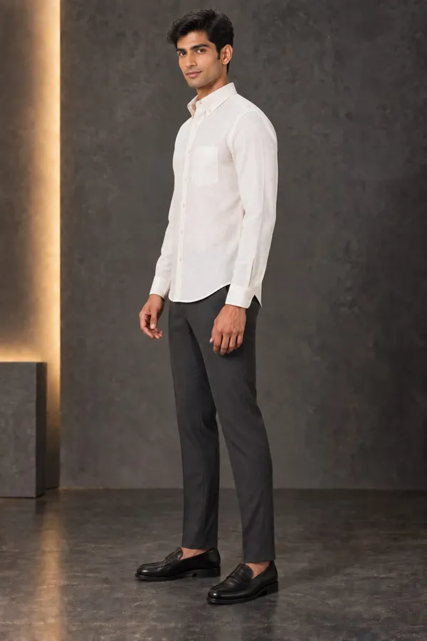 White_Cotton_Regular_Fit_Woven_Shirt_For_Men