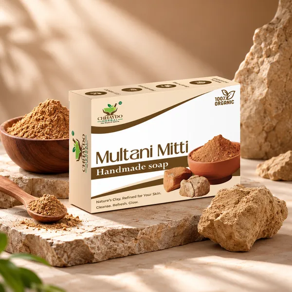 Chhaydo_Herbal_Multani_Mitti_Handmade_Soap_|_Natural_Clay_Bath_Soap_|_Refreshing_&_Skin_Cleansing_Soap