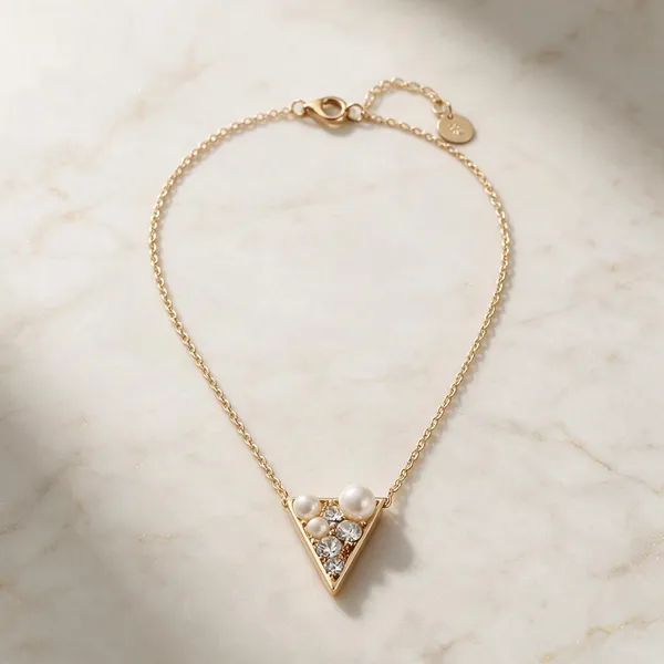 Gold_Plated_V_Shape_Pendant_Chain_Necklace_For_Women