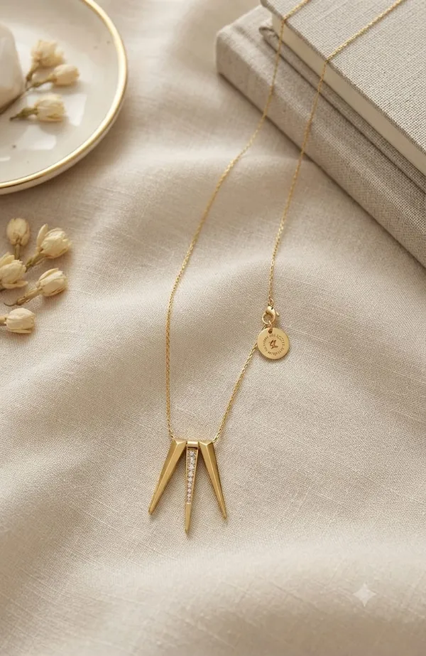 Trisha_Jewels_|_Geometric_Pendant_Chain_Necklace_Gold_Plated_Anti_Tarnish_for_Women