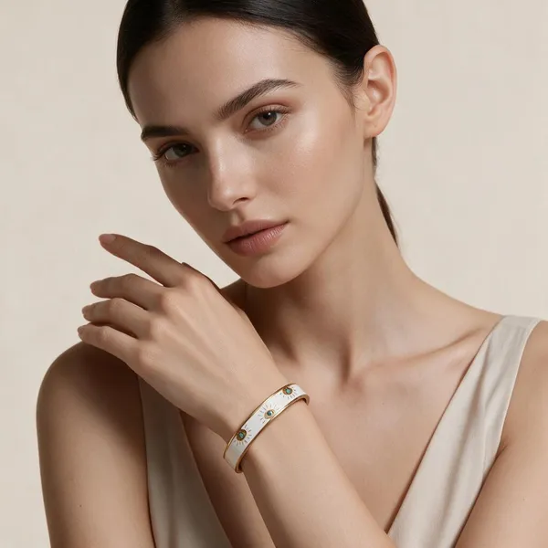Gold_Plated_White_Enamel_Evil_Eye_Cuff_Bangle_For_Women