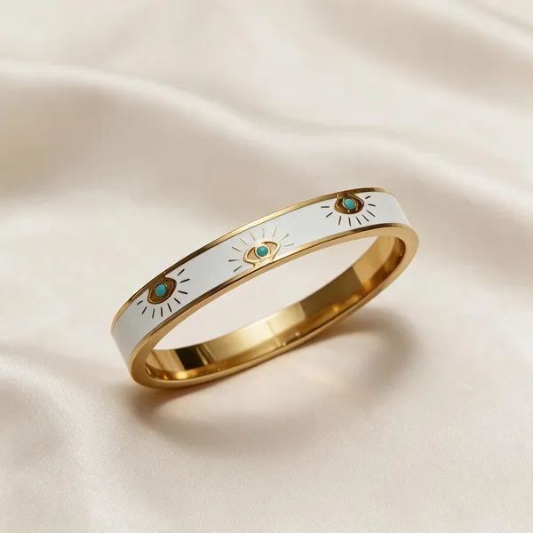 Gold_Plated_White_Enamel_Evil_Eye_Cuff_Bangle_For_Women