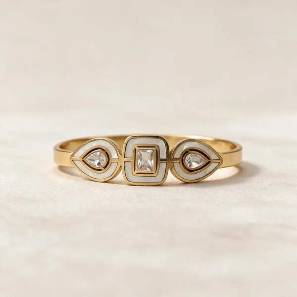 Gold_Plated_Crystal_Square_Geometric_Cocktail_Ring_For_Women