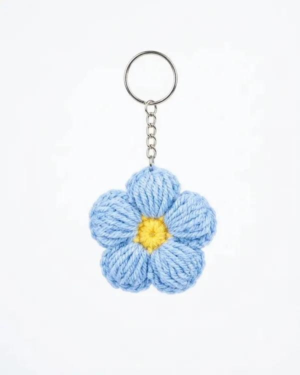 Puffy_Daisy_Keychain
