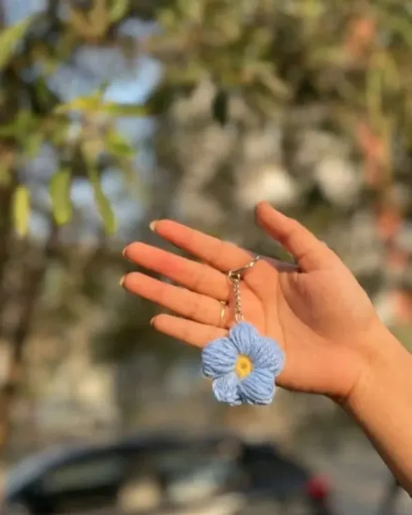 Puffy_Daisy_Keychain