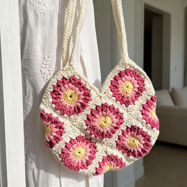 Pink_And_White_Daisy_Bag