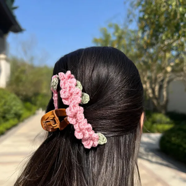 Cherryblossom_Hairclip_Pink_4_Inch