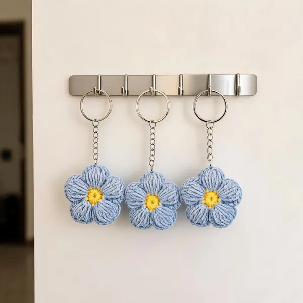 Puffy_Daisy_Keychain_-_Pack_of_3