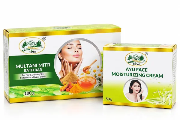 Herbal_Face_Moisturizing_Cream_And_Clay_Bath_Bar_Combo