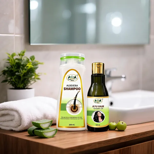 Natural_Aloe_Vera_Shampoo_Hair_Oil_Combo_200Ml_Shampoo|_200Ml_Oil