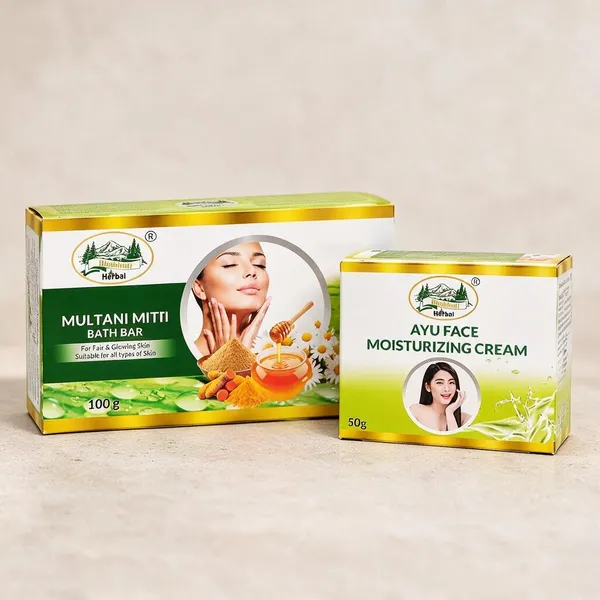 Natural_Face_Moisturizing_Cream_And_Clay_Bath_Bar_Combo_Soap_100G_|_Cream_50G_-_Pack_Of_2