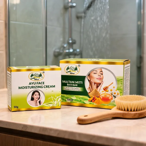 Natural_Face_Moisturizing_Cream_And_Clay_Bath_Bar_Combo_Soap_100G_|_Cream_50G_-_Pack_Of_2