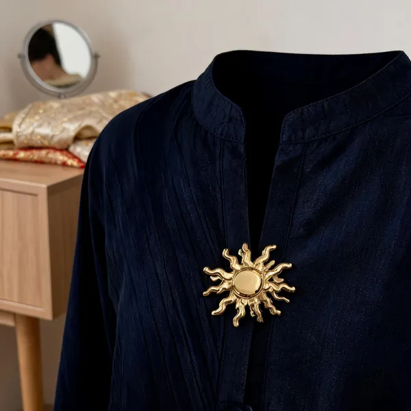 Gold_Sun-Shaped_Brooch_For_Women