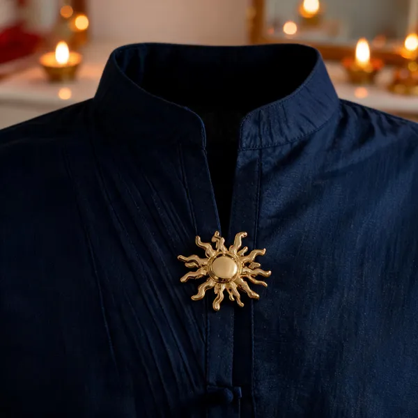 Gold_Sun-Shaped_Brooch_For_Women
