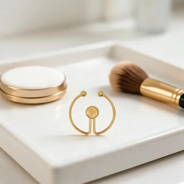 Gold-Tone_Circular_Clip-On_Earrings_for_Women