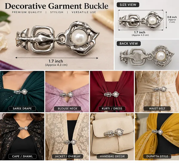 Silver_Metal_Decorative_Garment_Buckle_for_Women