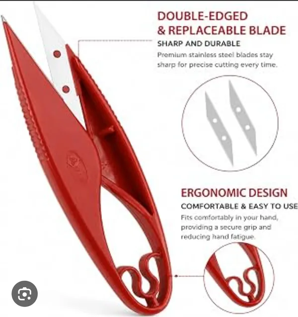 Red_Stainless_Steel_Replaceable_Blade_Kitchen_Scissors