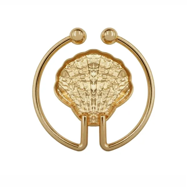 Gold-Tone_Shell_Scarf_Ring_for_Women