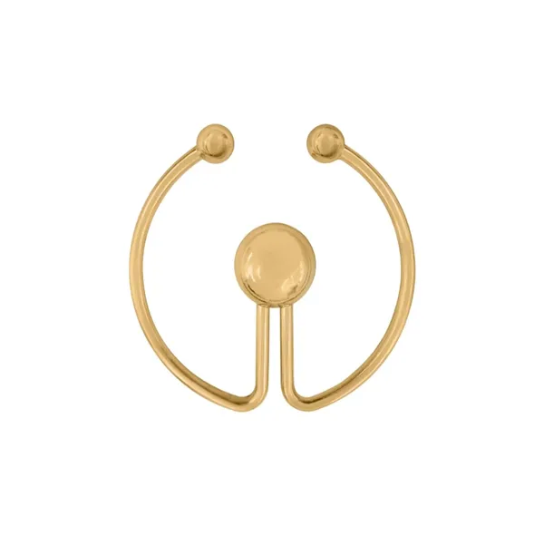 Gold-Tone_Circular_Clip-On_Earrings_for_Women