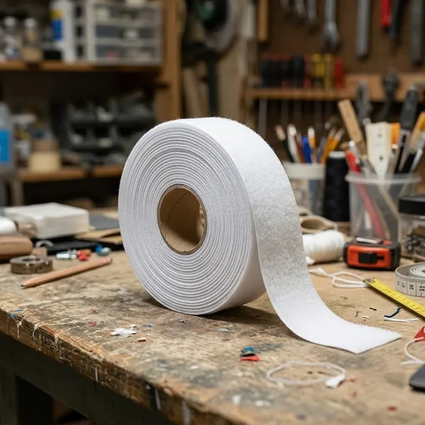 White_Hook_And_Loop_Velcro_Tape