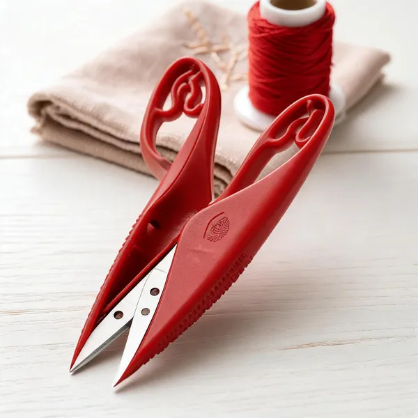 Red_Stainless_Steel_Replaceable_Blade_Kitchen_Scissors