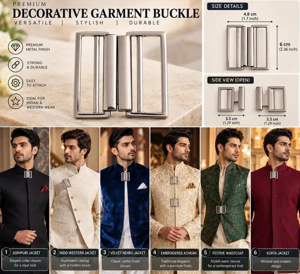 Silver_Metal_Decorative_Garment_Buckle_for_Men