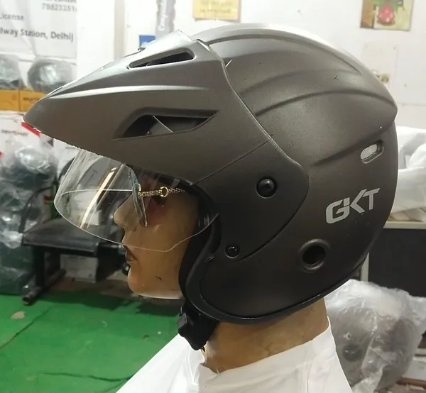 Grey_Open_Face_Helmet_For_Riders