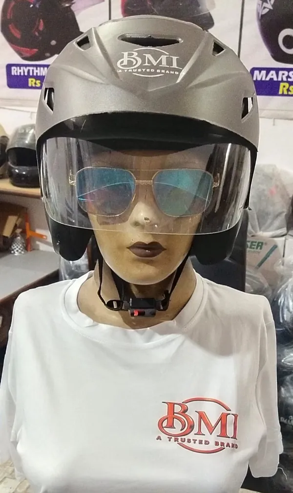 Grey_Open_Face_Helmet_For_Riders