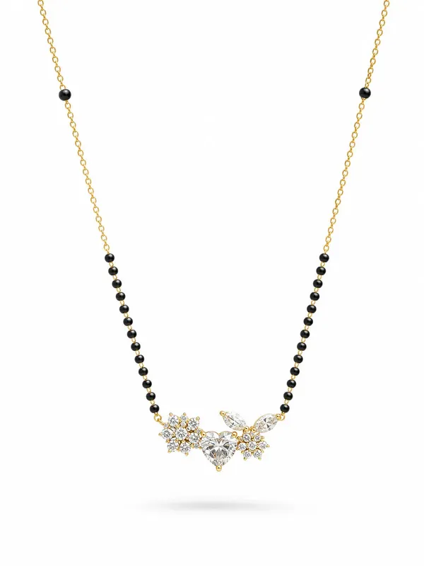 Blooming_Heart_Charm_Mangalsutra