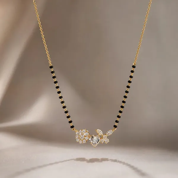 Blooming_Heart_Charm_Mangalsutra