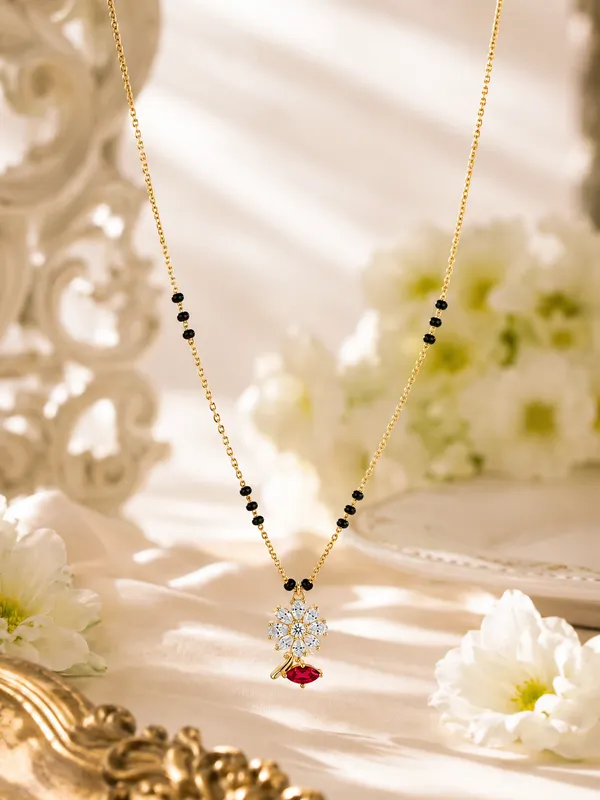 Floral_Ruby_Drop_Mangalsutra
